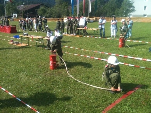 Nassleistungsbewerb in Weissenbach