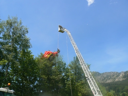 Bergung Gleitschirm